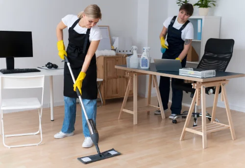 Nettoyage de bureau professionnel à Bourguignons