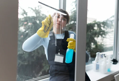 Nettoyage de vitres intérieures et extérieures à Bourguignons